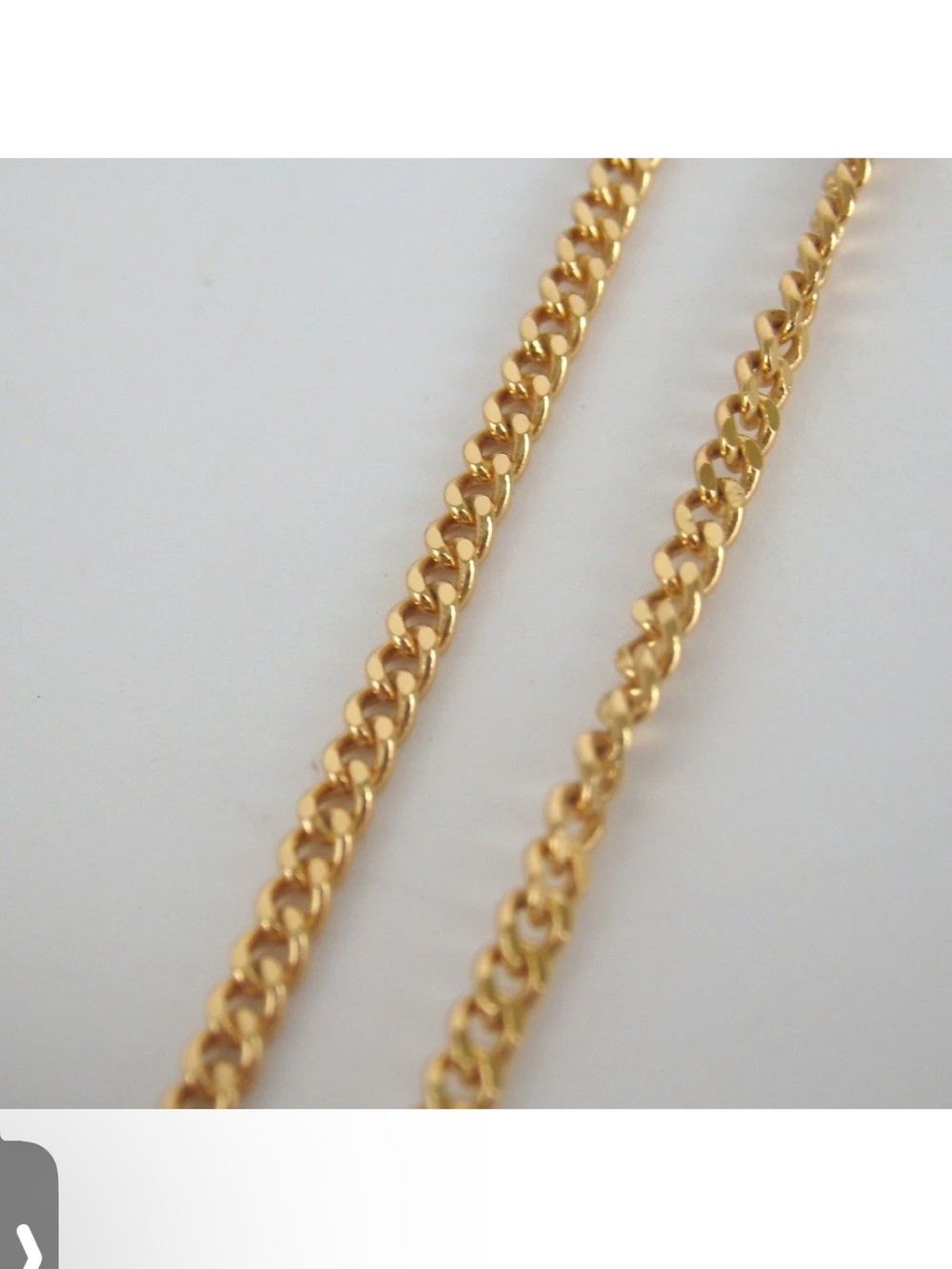 Christian Dior CD Unisex Gold Necklace - Picture 4 of 10